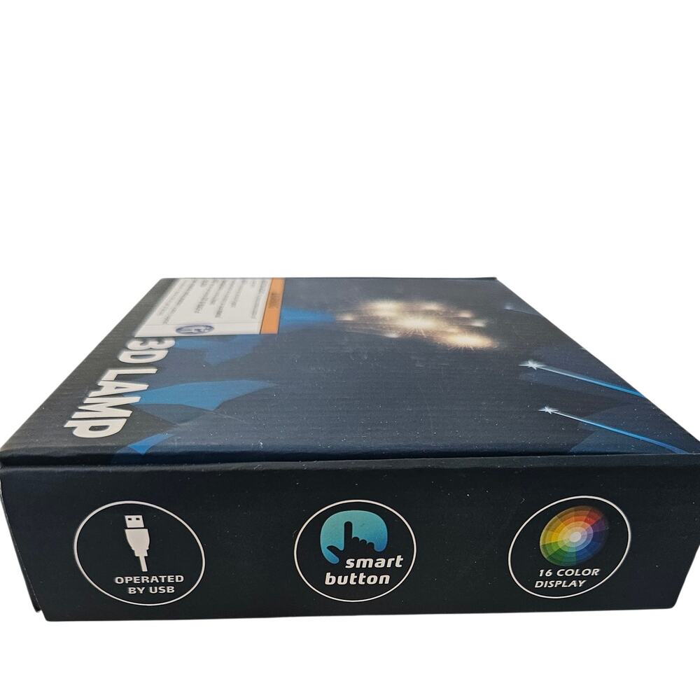 3D Illusion Lamp Michigan Football Night Light, New in Box - Picture 5 of 9